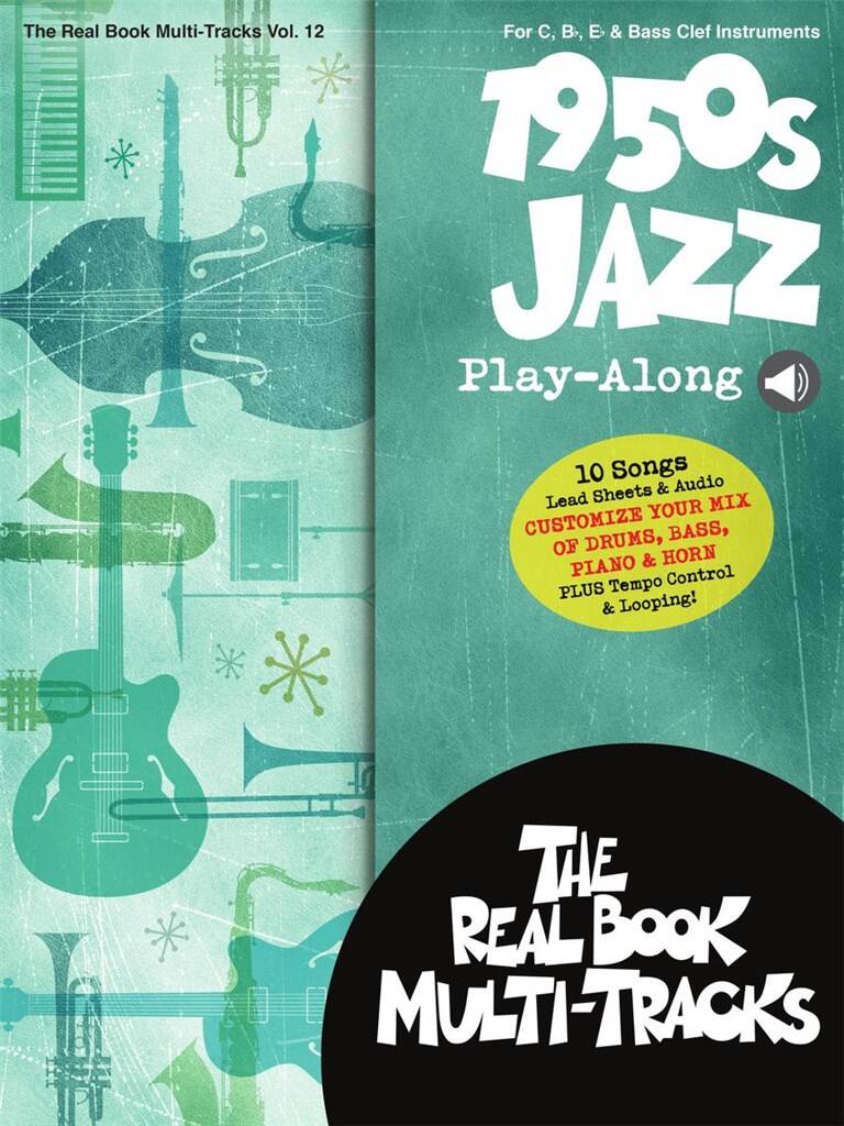 1950s Jazz Play Along Real Book Multi-tracks Sheet Music Songbook