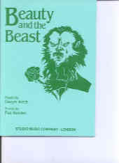 Beauty And The Beast Arch/rooke Sheet Music Songbook