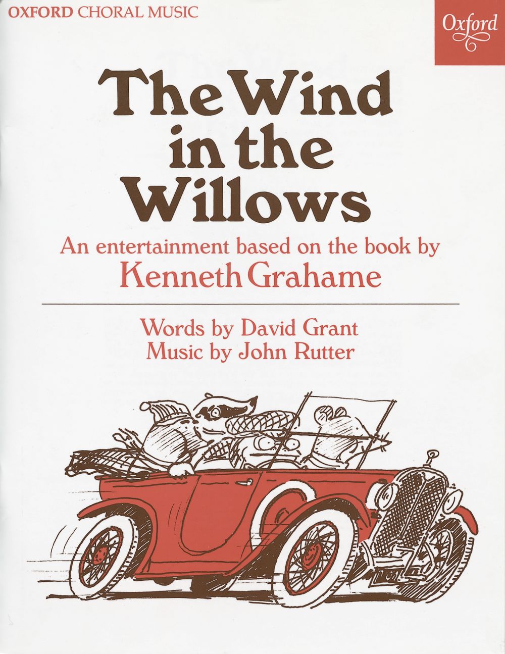 Rutter Wind In The Willows Vocal Score Sheet Music Songbook