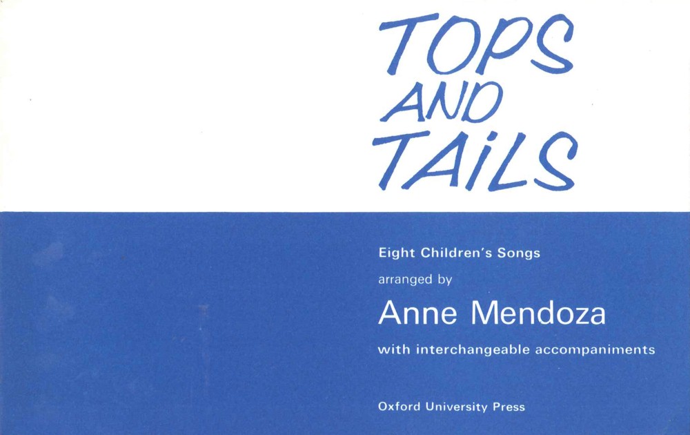 Tops And Tails Mendoza Sheet Music Songbook