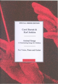 Animal Songs 12 Entertaining Songs Barratt Sheet Music Songbook