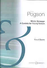 Mister Scrooge Pogson Vocal Score Sheet Music Songbook