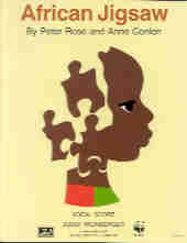 African Jigsaw V/score Rose/conlon Sheet Music Songbook