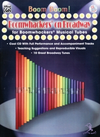 Boom Boom Boomwhackers On Broadway Book & Cd Sheet Music Songbook
