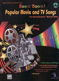 Boom Boom Popular Movie & Tv Songs Book & Cd Sheet Music Songbook