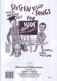 16 Silly Songs For Kids Dale Sheet Music Songbook