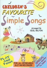 Childrens Favourite Simple Songs Play & Paint Sheet Music Songbook