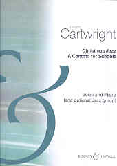 Christmas Jazz Voice & Piano Cartwright Sheet Music Songbook