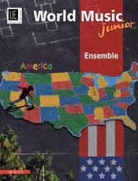 World Music Junior America Ensemble Full Score &cd Sheet Music Songbook