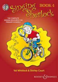 Singing Sherlock Book 4 Whitlock & Court + Cd Sheet Music Songbook