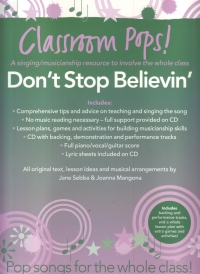 Classroom Pops Dont Stop Believin + Cd Sheet Music Songbook