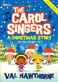 Carol Singers A Christmas Story Hawthorne + Cd Sheet Music Songbook