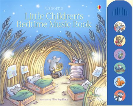 Usborne Little Childrens Bedtime Music Book Sheet Music Songbook