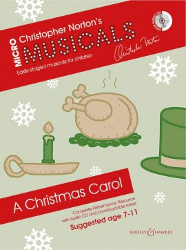 Micromusicals A Christmas Carol Norton + Cd Sheet Music Songbook