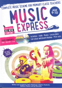 Music Express Age 9-10 Book 5 + Dvd-rom & 3 Cds Sheet Music Songbook
