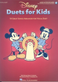 Disney Duets For Kids 10 Great Songs Sheet Music Songbook