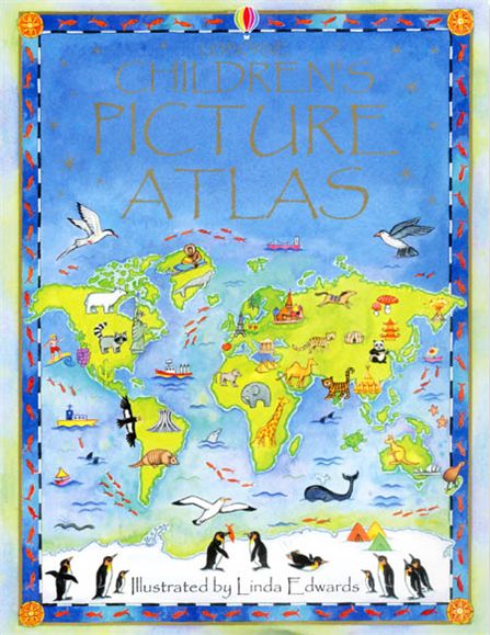 Usborne Childrens Picture Atlas Sheet Music Songbook