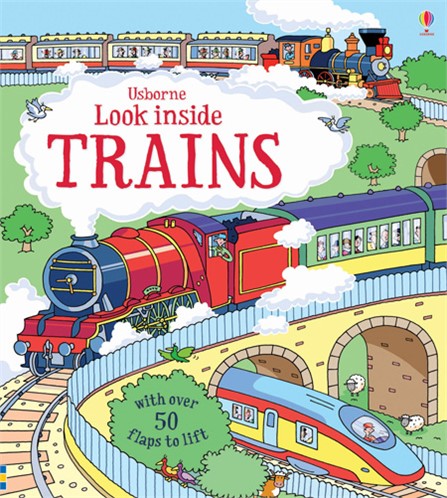 Usborne Look Inside Trains Sheet Music Songbook