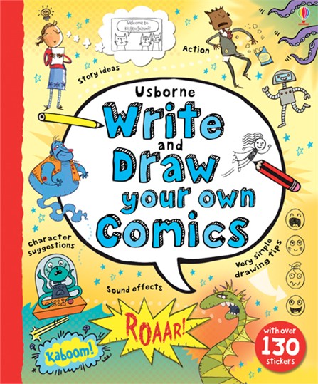 Usborne Write & Draw Your Own Comics Sheet Music Songbook