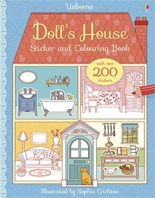 Usborne Dolls House Sticker And Colouring Book Sheet Music Songbook