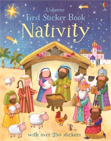 Usborne First Sticker Book Nativity Sheet Music Songbook