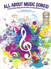 All About Music Songs Burrows + Cd Sheet Music Songbook