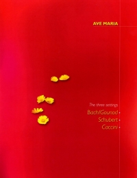 Ave Maria (the 3 Settings) Bach Schubert Caccini Sheet Music Songbook