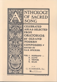 Anthology Of Sacred Song Vol 1 Soprano Sheet Music Songbook