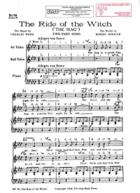 Ride Of The Witch Wood/herrick 2part Sheet Music Songbook
