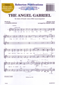 Angel Gabriel Lane/baring-gould Ssa Sheet Music Songbook