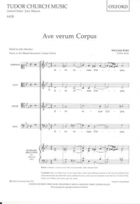 Ave Verum Corpus Byrd Satb Sheet Music Songbook
