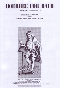 Bourree For Bach Bach/williams Ssa Sheet Music Songbook