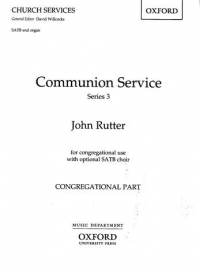 Communion Service Series 3 Rutter Cong Part Satb Sheet Music Songbook