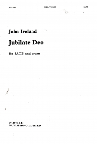 Jubilate Deo Ireland Satb Sheet Music Songbook