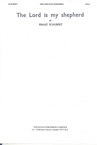 Lord Is My Shepherd Schubert Ssaa Sheet Music Songbook