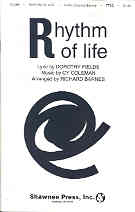 Rhythm Of Life Coleman/barnes Ttbb & Piano Duet Sheet Music Songbook