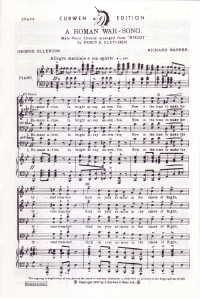 Roman War-song Wagner Ttbb Sheet Music Songbook