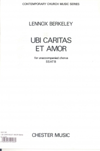 Ubi Caritas Et Amor Berkeley Ssatb Sheet Music Songbook