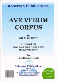 Ave Verum Corpus Byrd Ttbb Sheet Music Songbook