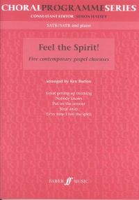 Feel The Spirit 5 Contemporary Gospel Choruses Sheet Music Songbook