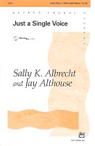 Just A Single Voice Albrecht/althouse 2pt Sheet Music Songbook