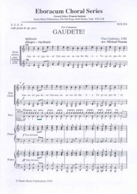Gaudete! Ssaa Cantiones Sheet Music Songbook