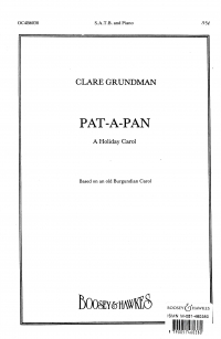 Pat-a-pan Grundman Satb Sheet Music Songbook