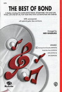 Best Of Bond (james Bond) Ginsburg Satb Sheet Music Songbook