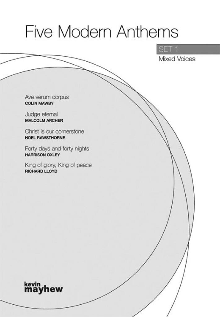 Five Modern Anthems Set 1 Mixed Voices Sheet Music Songbook