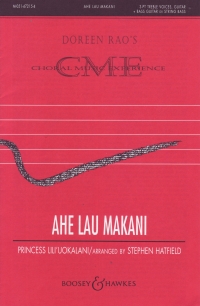 Ahe Lau Makani Liliuolalani/hatfield Ssa & Guitar Sheet Music Songbook