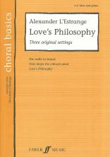 Loves Philosophy Lestrange Sa/men & Piano Sheet Music Songbook