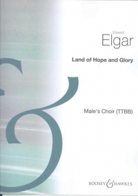 Land Of Hope & Glory Elgar Arr Fagge Ttbb Sheet Music Songbook