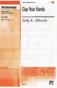 Clap Your Hands Albrecht 2pt/ssa Sheet Music Songbook