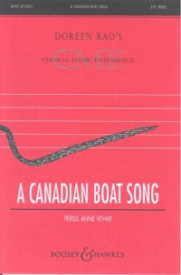 Canadian Boat Song Vehar Ss Sheet Music Songbook